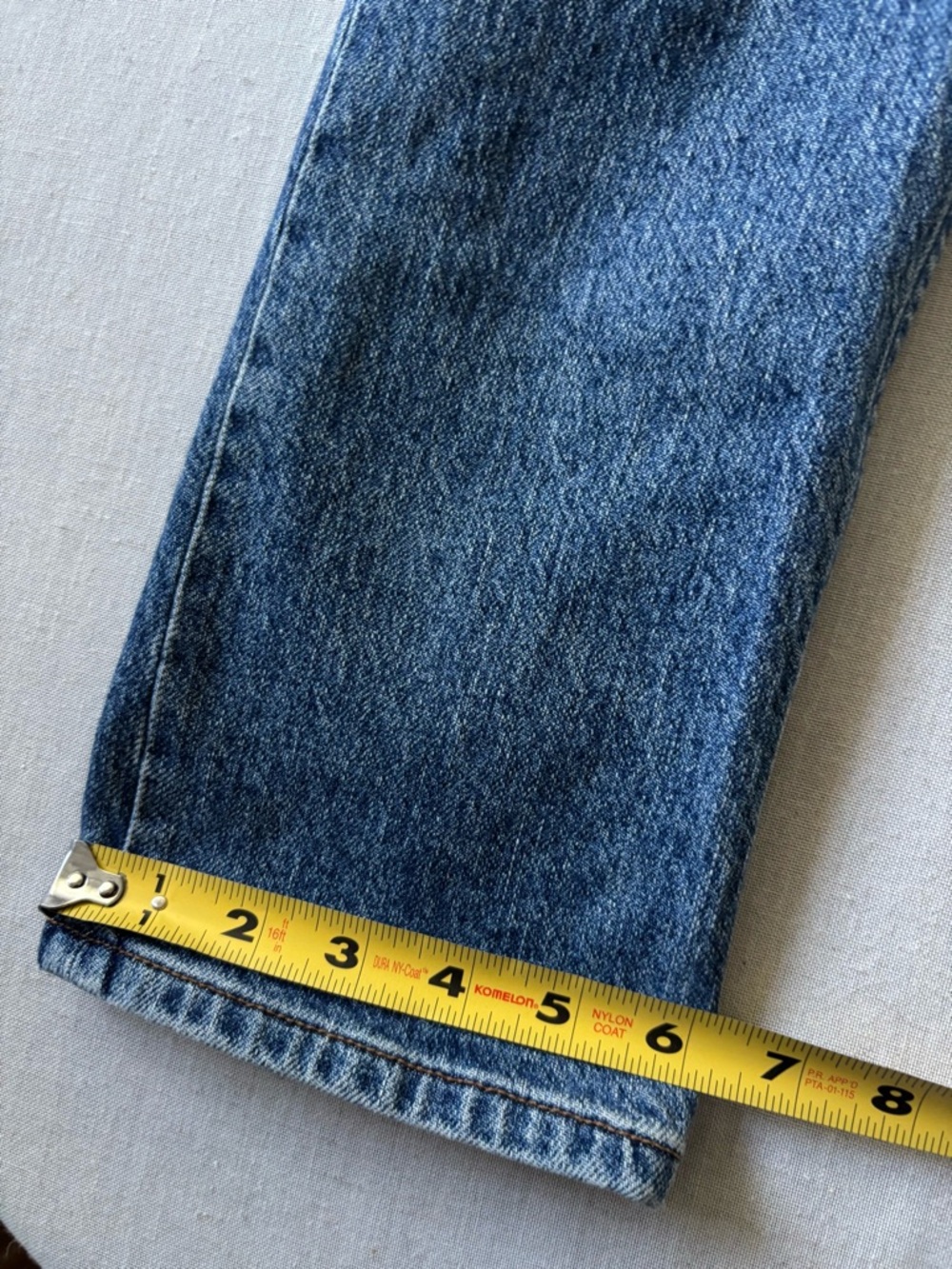 Reformation Liza High Rise Straight Jeans Laguna Wash Size 23 - Picture 14 of 14